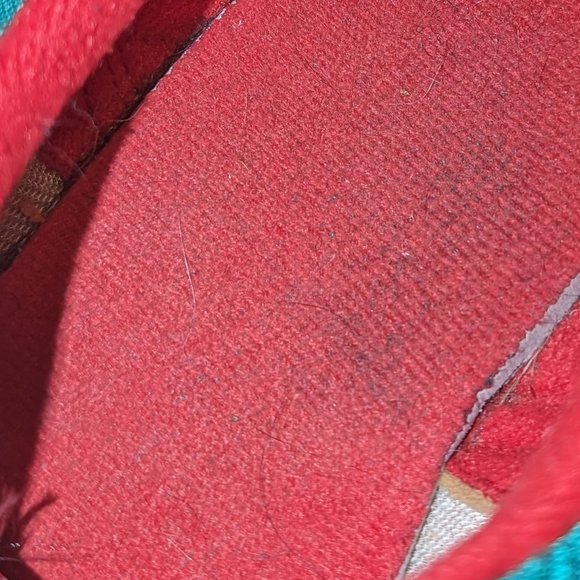 Vintage Reebok Classic Low Top Green Red Sneakers Trainers Shoes  Men's 10.5 - Picture 5 of 9